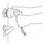 Ayuda para girar las llaves o mando