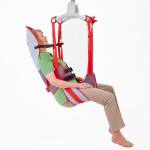 Cincha acolchada con respaldo bajo o alto para WC